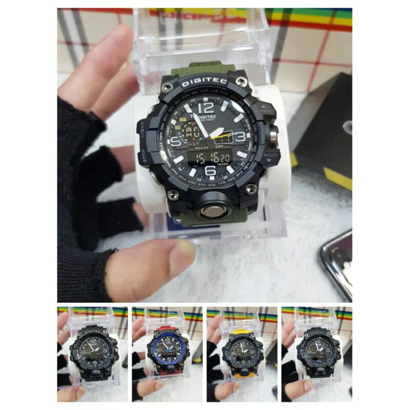 JAM TANGAN PRIA DIGITEC DA 2093 DIGITEC ORIGINAL SPORTY TAHAN AIR