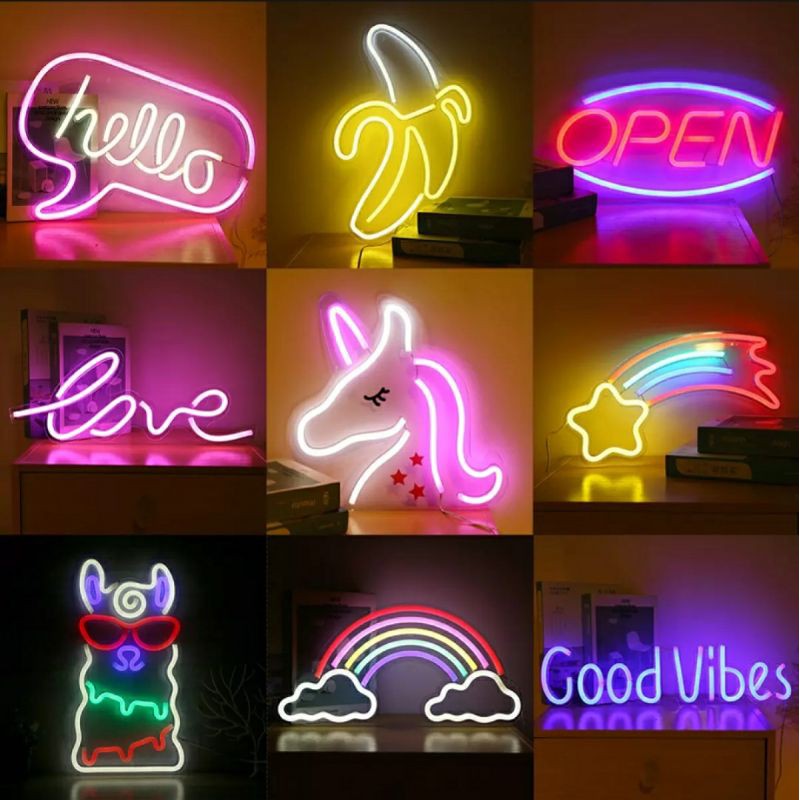 LAMPU NEON FLEX 220V METERAN LED SELANG FLEXIBLE SIGN STRIP TULISAN NAMA 220 V VOLT WATERPROOF