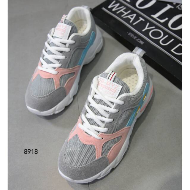 Sneakers Fashion 8918 Sepatu Cewek Import Batam