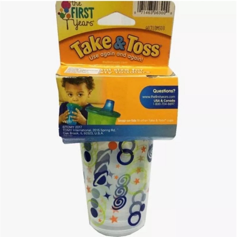 The First Years Take & Toss Spill proof murah/gelas anak