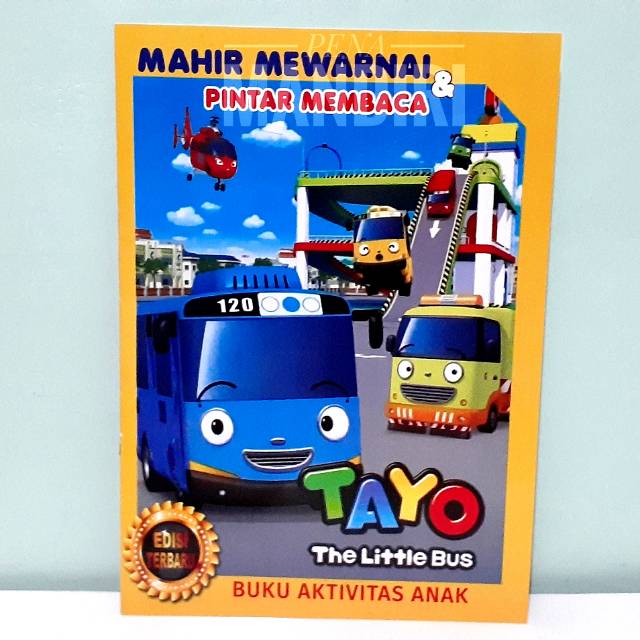 Buku Mewarnai Tayo - Mewarnai Anak Tk dan Paud