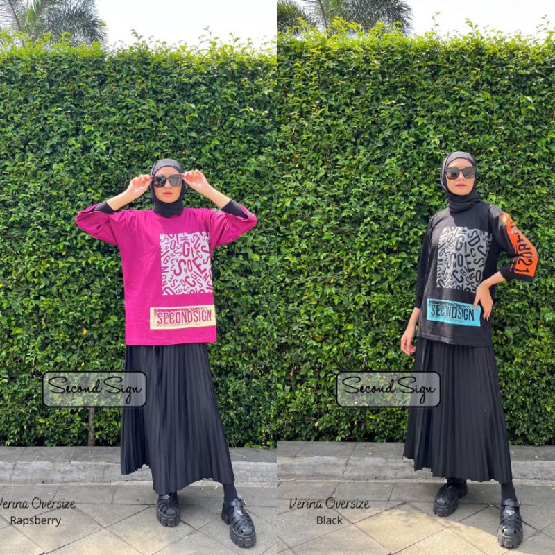 Second Sign Verina Oversize - Atasan Wanita Terbaru
