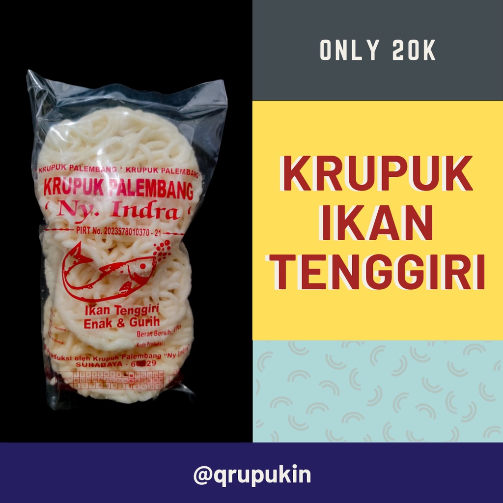 Jual Krupuk Ikan Tenggiri Asli Palembang Shopee Indonesia