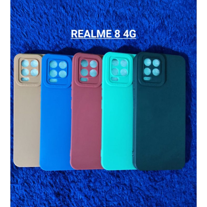 Soft case/slikon/kondom terbaru macaron pro camera/kamera type Hp Realme 8 4G/realme 8 5G