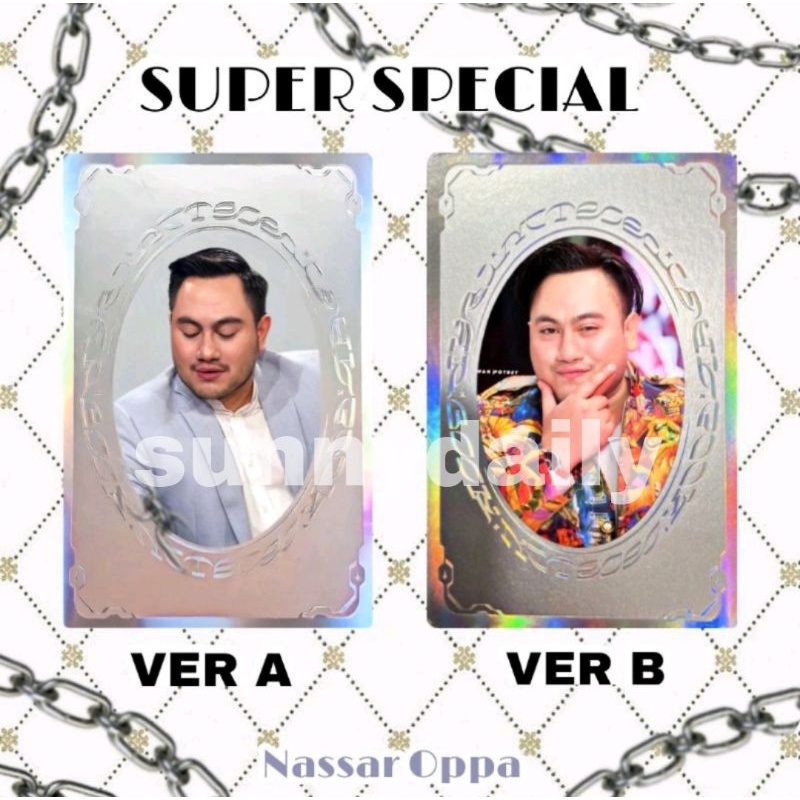 [ BACA DESKRIPSI ] PHOTOCARD SYB NASSAR OPPA SUPER RARE 