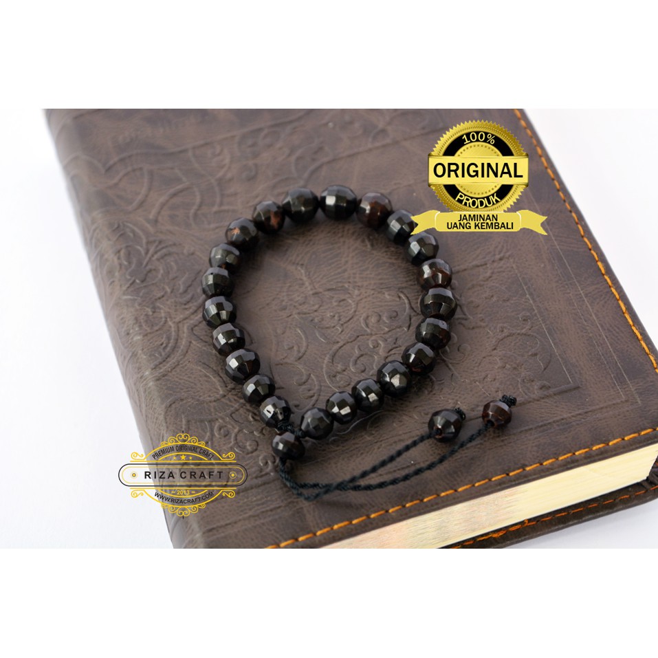 Gelang Kayu Kokka Kaukah Turki Asli Arab Hitam Cutting Unik Untuk Pria Wanita