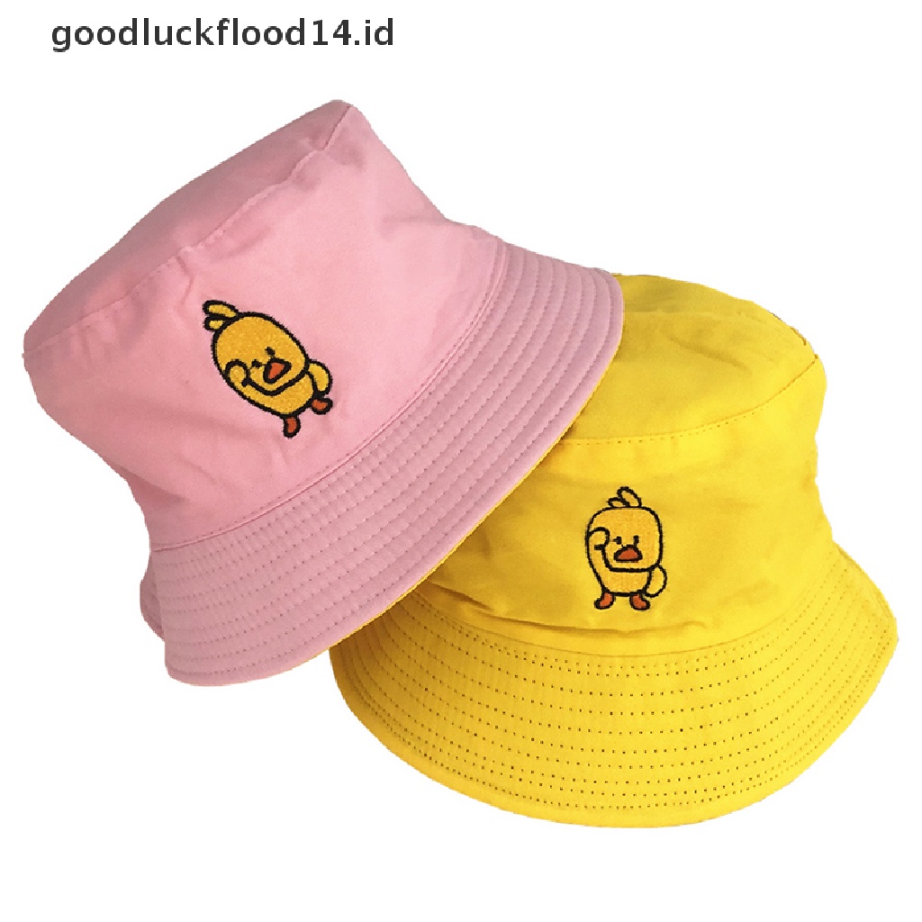 [OOID] Bucket Hat men women Fashion cotton reversible Panama sad boys Fisherman Hat ID