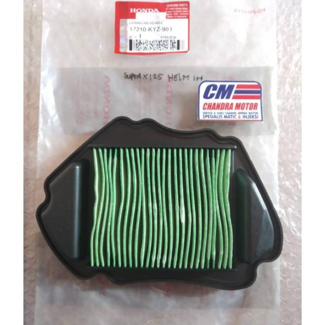 saringan filter udara supra x 125 helm in 17210-KYZ-900 Original HONDA AHM