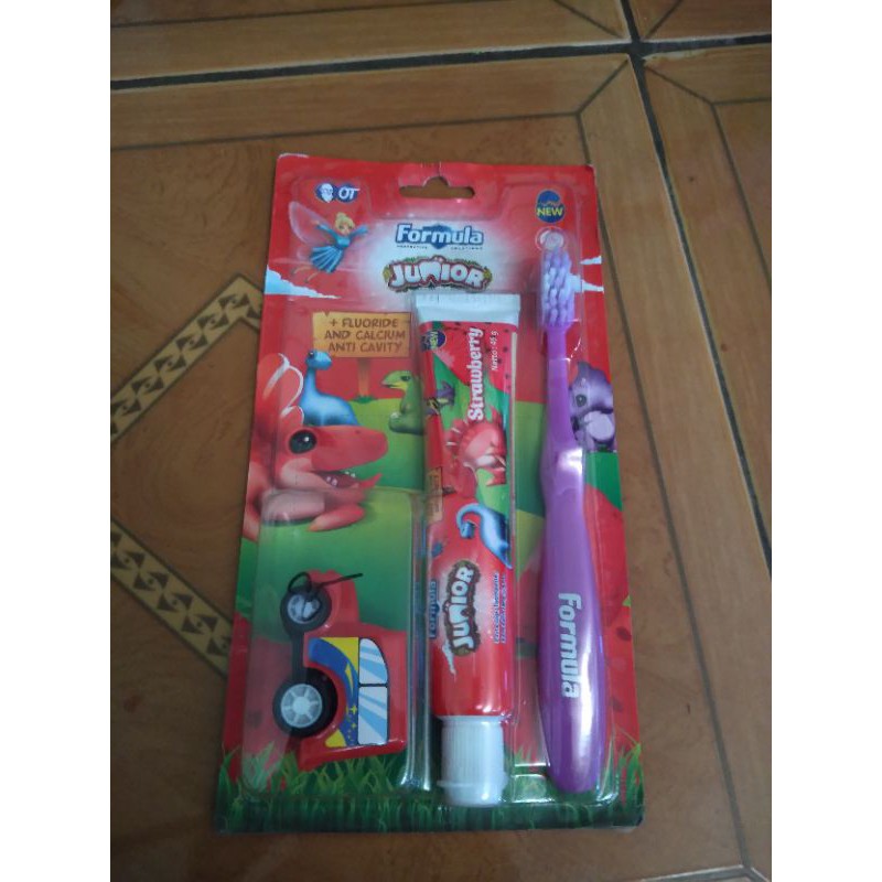 SIKAT GIGI DAN PASTA GIGI FORMULA ANAK FREE MAINAN