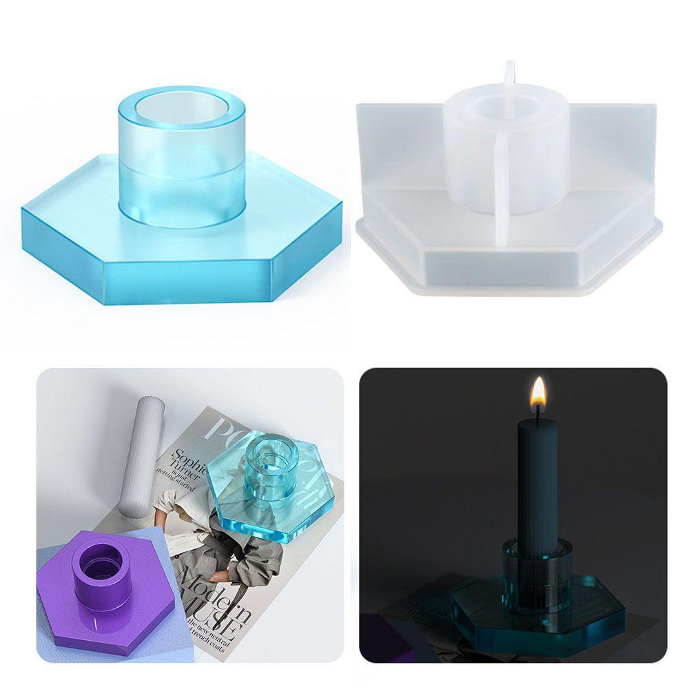 R-flower Candlestick Mold Alat Perhiasan Cetakan Kue Handmade Silicone Mold