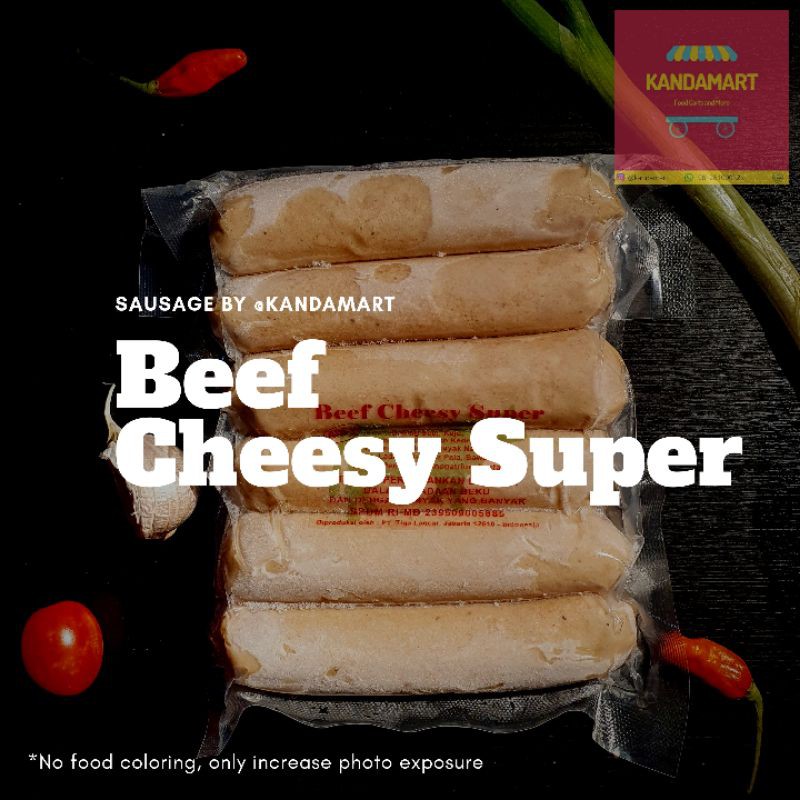 

Beef Cheesy Super Sosis by @Kandamart