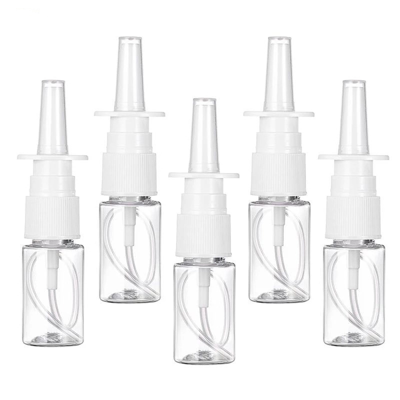 1pc Botol Semprot Kosong Bahan Plastik Transparan Ukuran 10 / 20 / 30ml Portabel Reusable Untuk Travel
