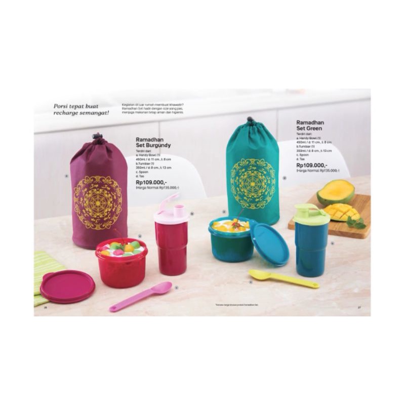 ramadhan set Tupperware