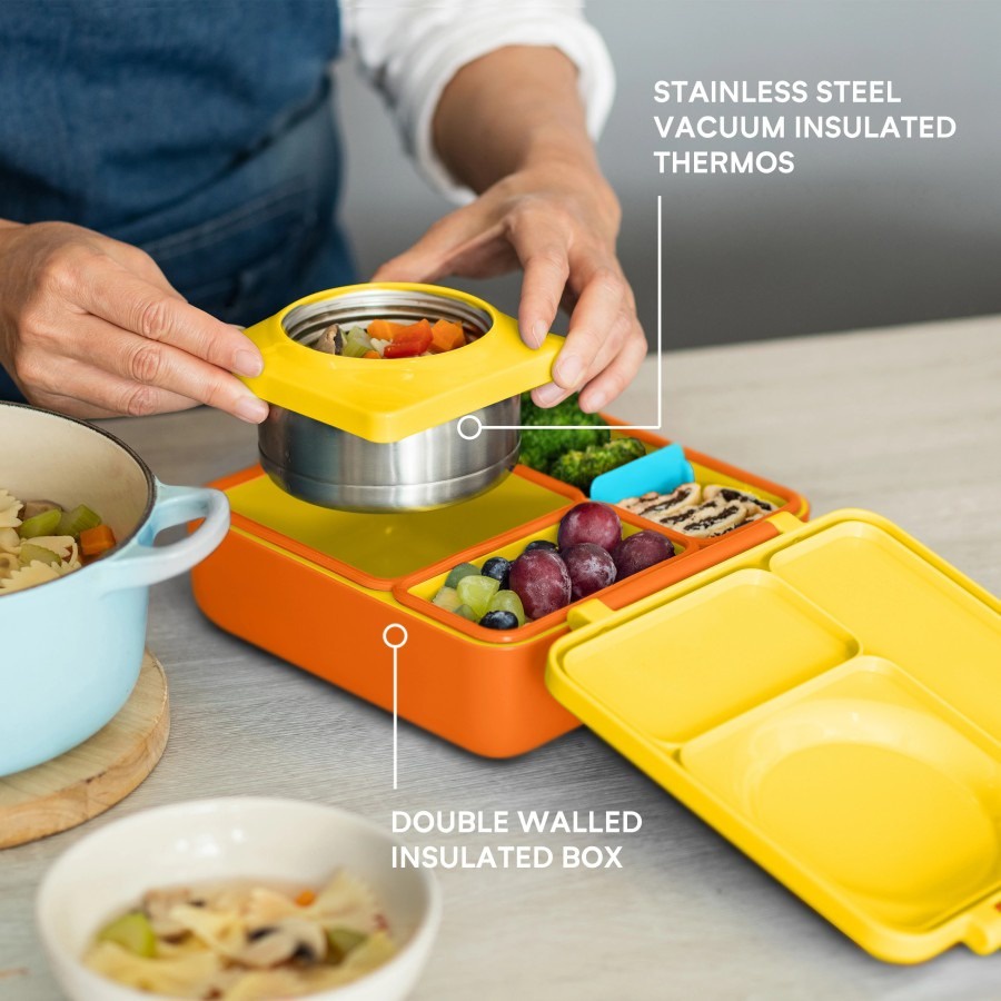 OmieBox Bento Box V2 - Sunshine Yellow