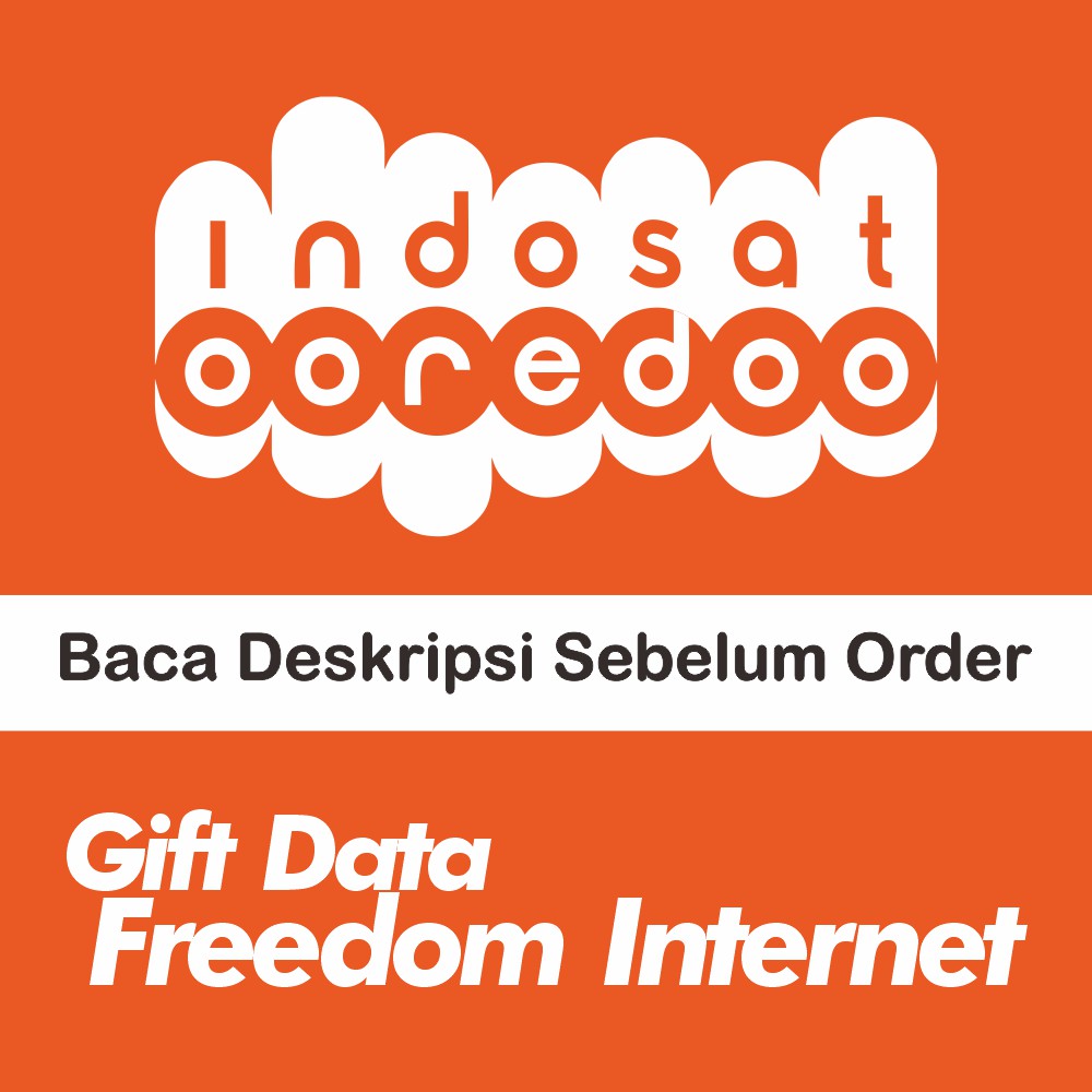 Gift Indosat Kuota Data Freedom Internet Bulanan (Gift)