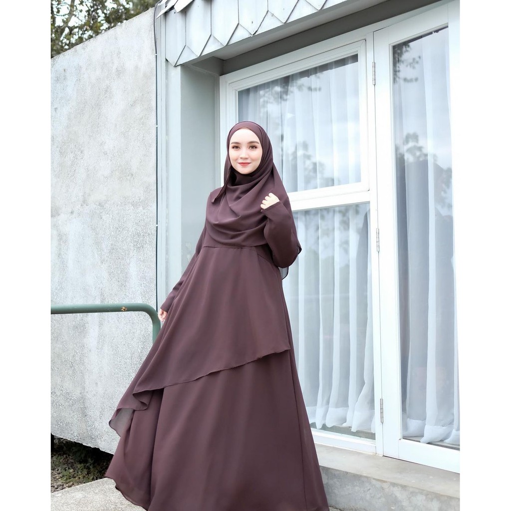 100% REALPICT nizwa dress terbaru // harga promo bahan ceruty babydoll