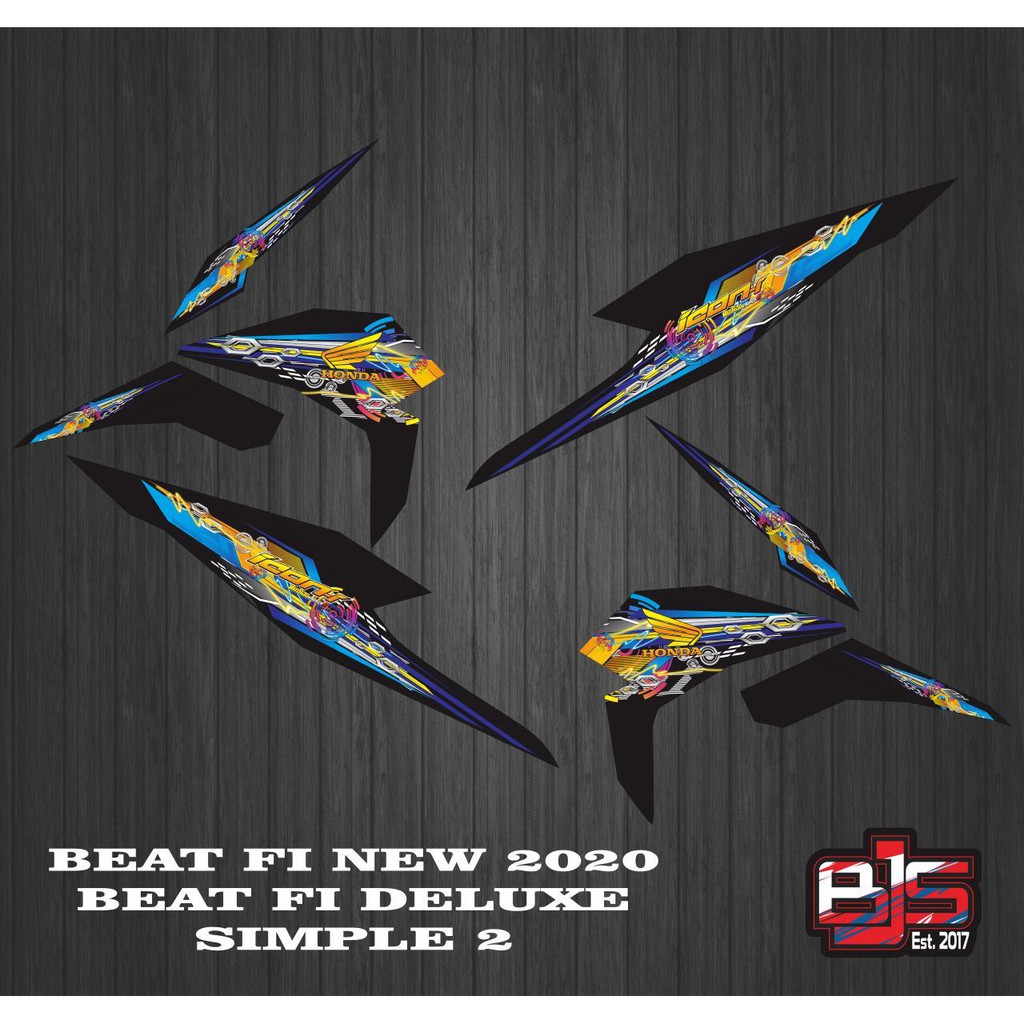 Striping beat deluxe beat fi beat street - Stiker Decal beat fi new 2020 simple