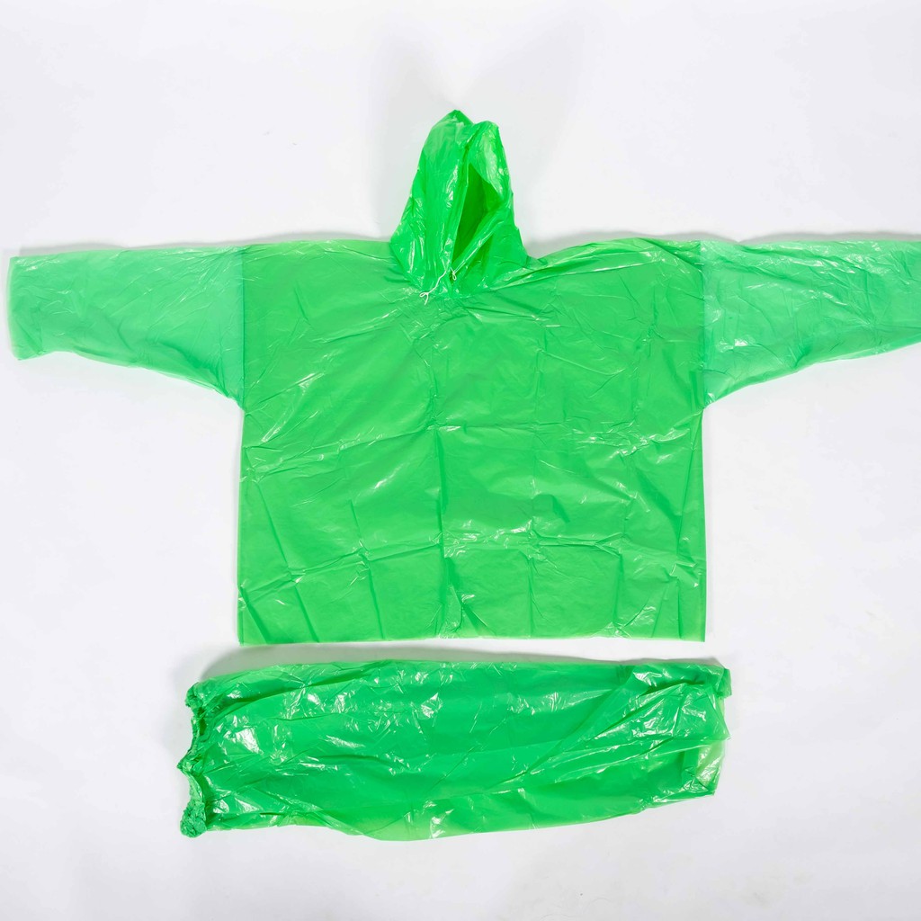 Jas Hujan Setelan Jaket Celana Plastik Murah / Disposable Raincoat Merpati