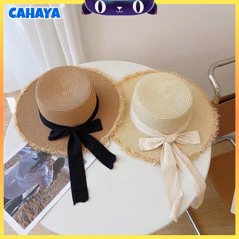 CAHAYA Topi Pantai Wanita Pelindung UV - Summerhat Pantai Import T110