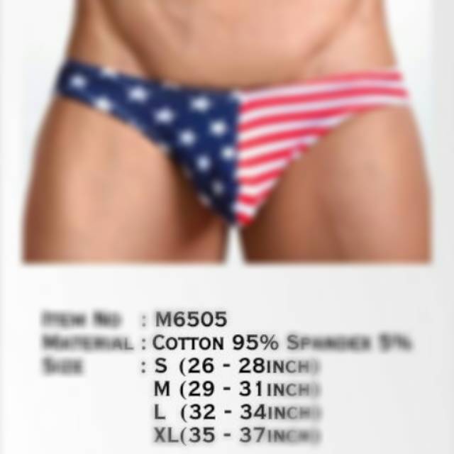 Celana Dalam Pria Woxuan American Sexy Brief M6505