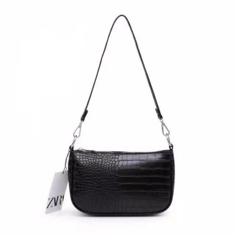 TAS IMPORT !! TOTEBAGS Z4R44 CROCO SELLICA MEDIUM FASHION TRENDY # 49852