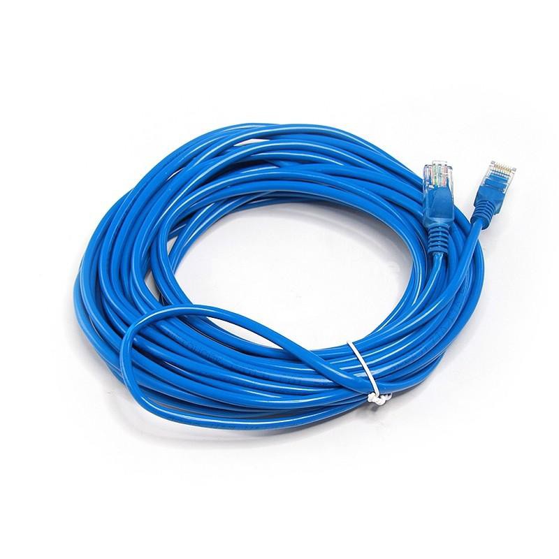 PROMO MURAH KABEL UTP-LAN CAT5e PANJANG 10 METER HQ SERI TERBARU SUDAH INCLUDE RJ45 - TEKNO KITA