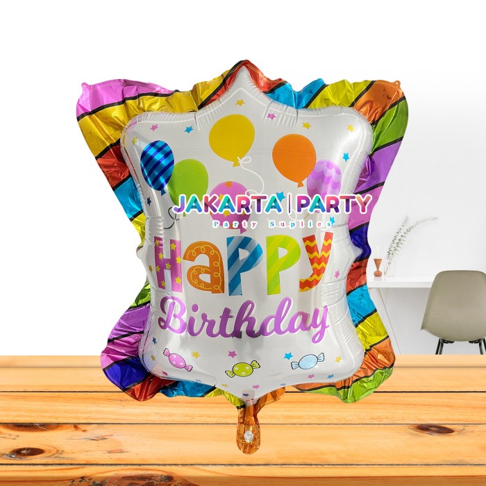 Balon Foil HBD Pillow Jumbo / Balon Karakter HBD / Balon Motif HBD