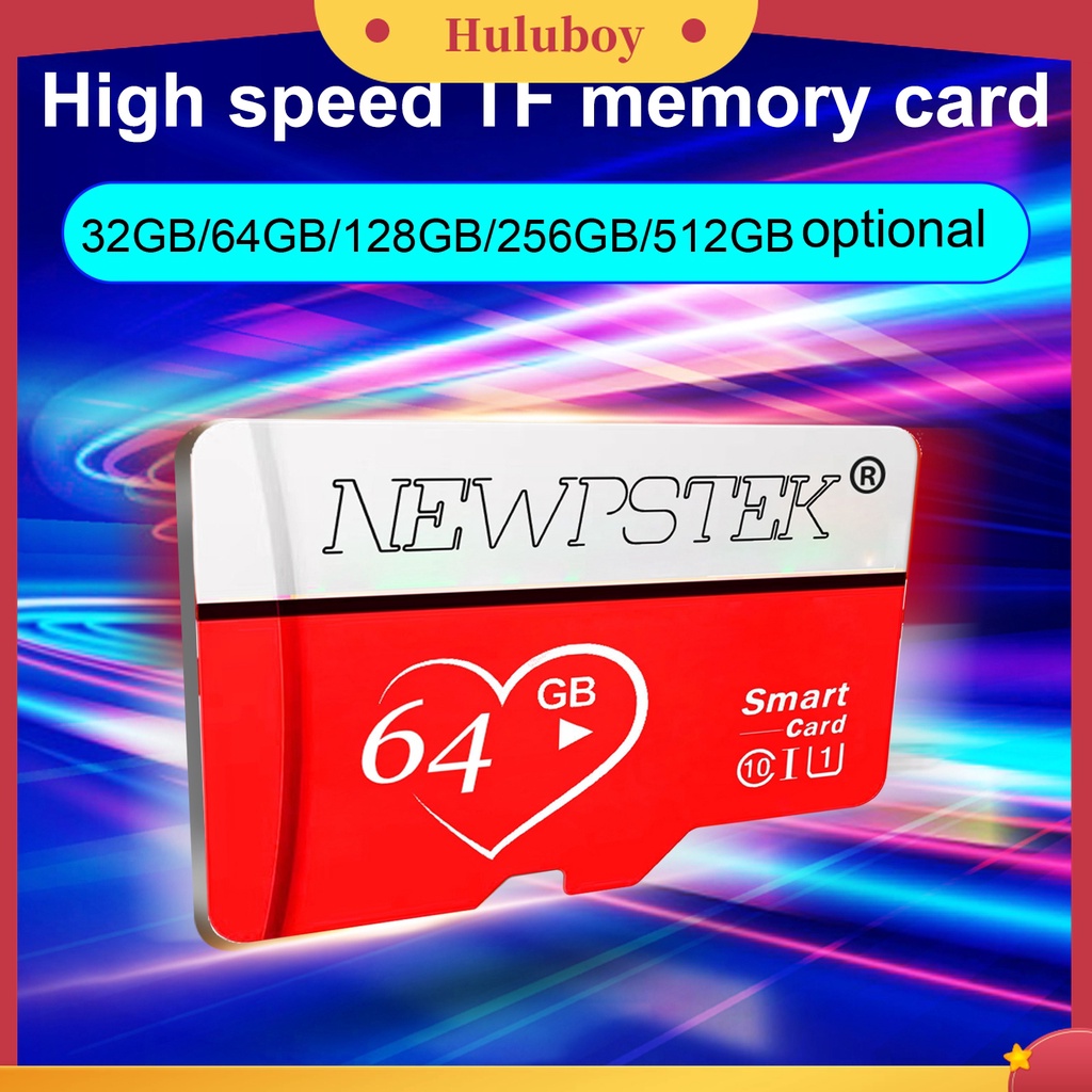 (Huluboy) Memory Card TF Flash 64GB / 128GB / 256GB / 512GB / 1TB Anti Air Untuk Smartphone