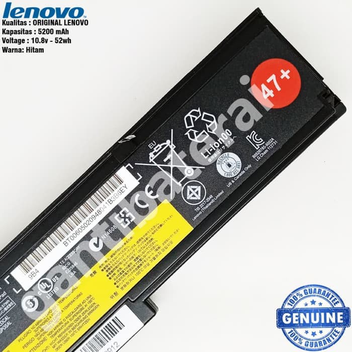 Baterai Battery Batu Batre Laptop LE Thinkpad X200 X200S X201 X201S X201i 42T4534 X200 7455 Series 42T4536 42T4537 42T4834 42T4835 43R9254 43R9255 ASM 42T4541 FRU 42T4538 FRU 42T4540 FRU 42T4542 FRU 42T4649 ThinkPad X200 7455 ThinkPad X200 7458