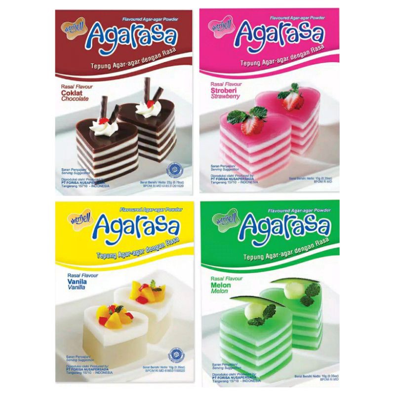 

AGARASA 60 gr Coklat/Strawberry/Vanilla/Melon