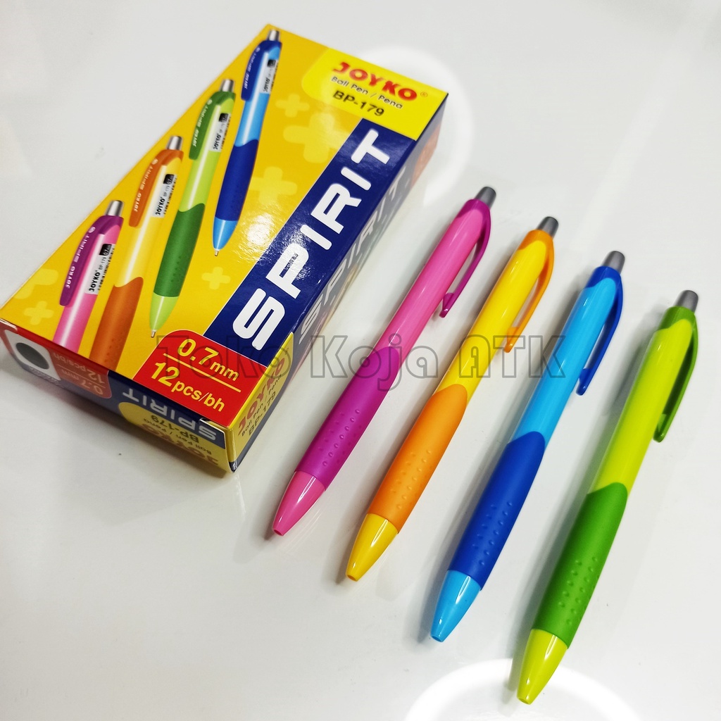 

pulpen ballpoint JOYKO Spirit (1 pak isi 12)