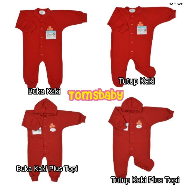 MIYO 1pcs Jumper Panjang MERAH (0-3bln)