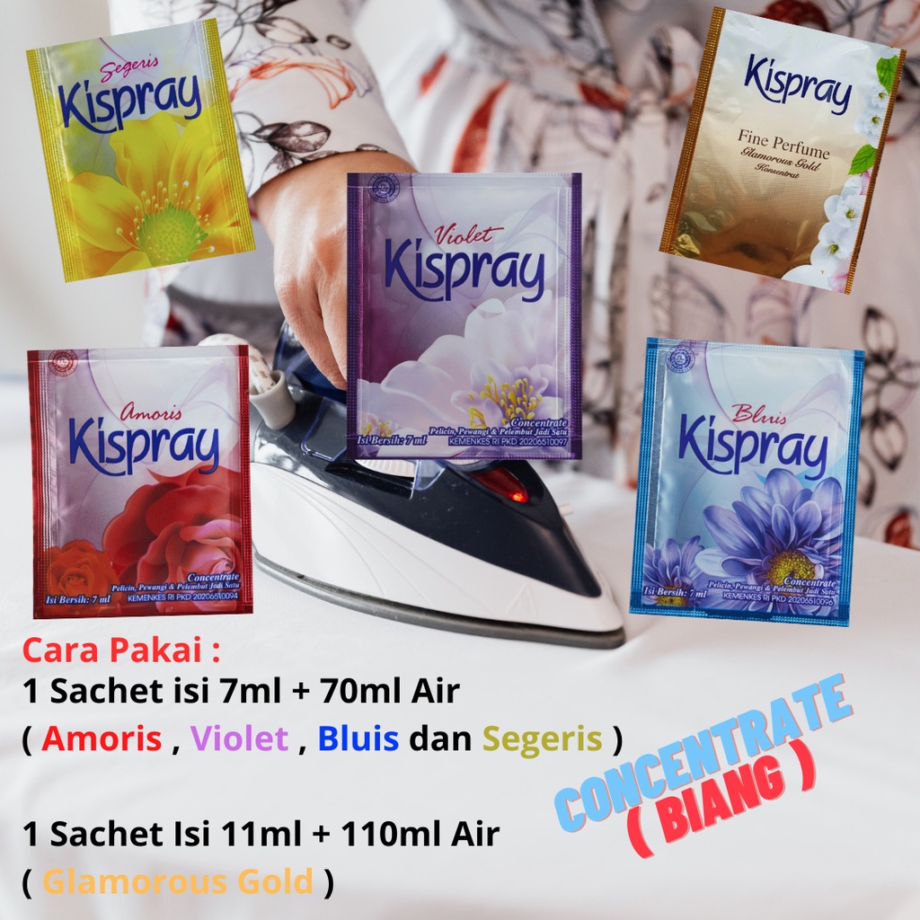 Kispray Sachet / Kispray Refill Sachet