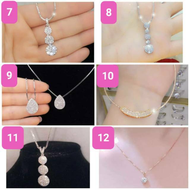 La Vienne - Kalung Titanium Wanita - 10 Variasi Najalena