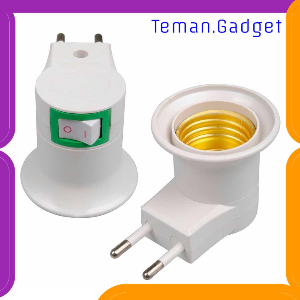 TG-DG116 FITTING E27 LAMPU BOHLAM PORTABLE EU PLUG