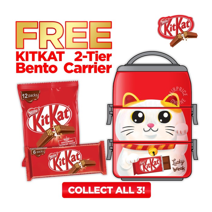 

Kit Kat Chinese New Year Edition-2Finger Chocolate Bar -Milk+Bentotier