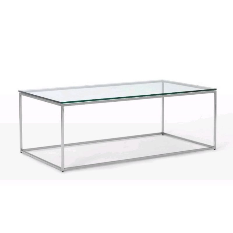 Meja Tamu Coffe Table Minimalis Kaca