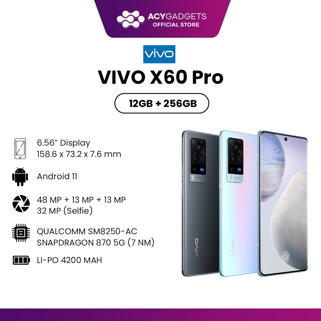 VIVO X60 PRO 12/256GB GARANSI RESMI VIVO