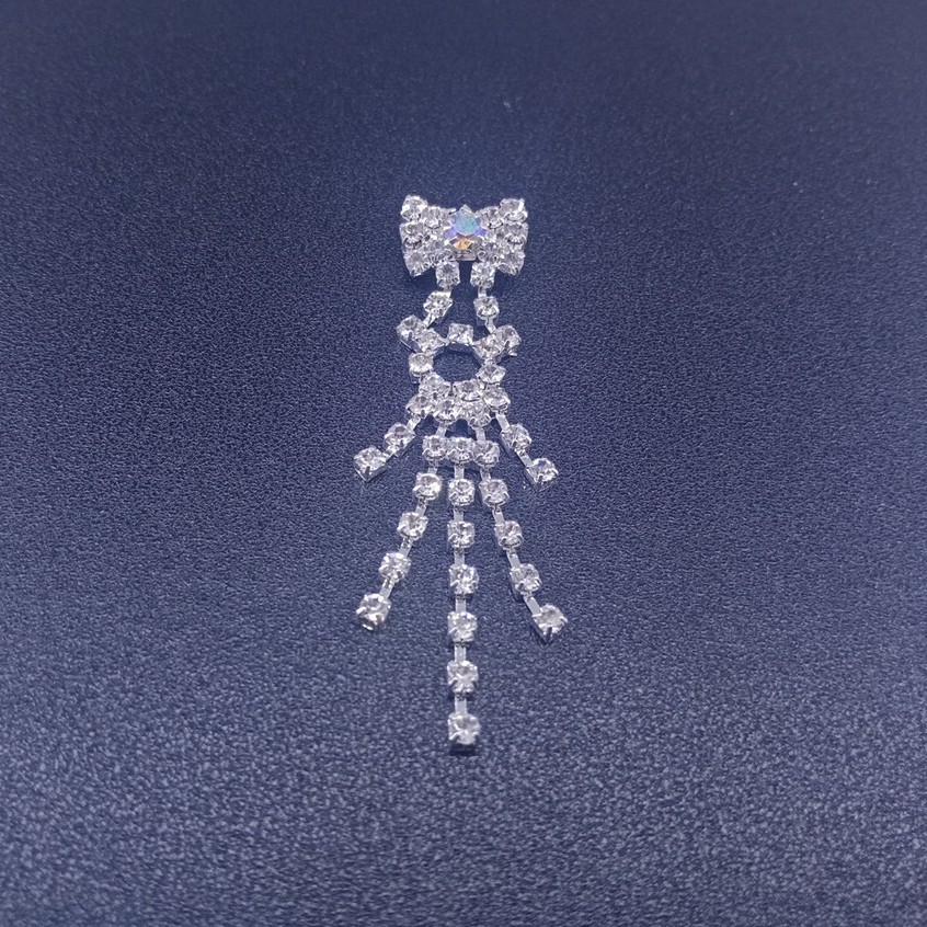 Bross pita kristal wanita premium bros brooch