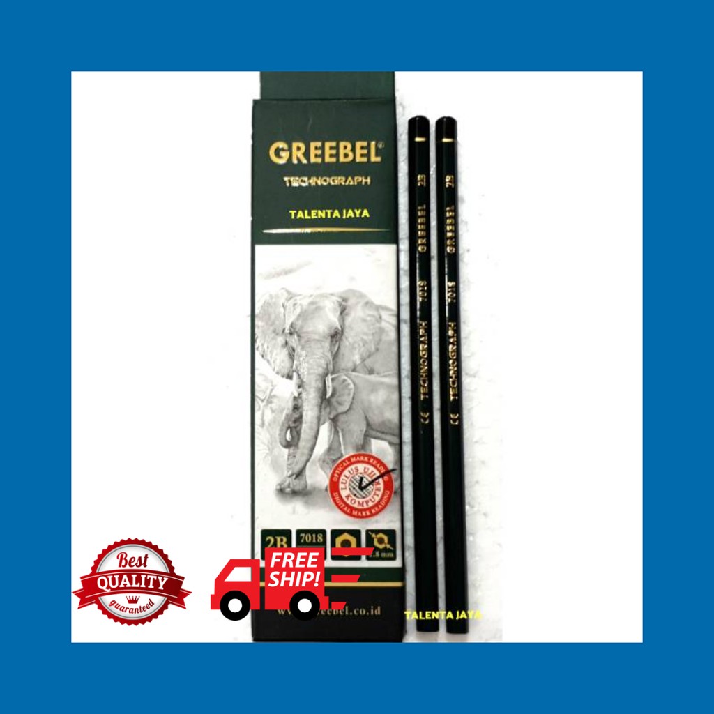 

GREEBEL 7018 PENCIL / PENSIL 2B (12 PCS per SET)