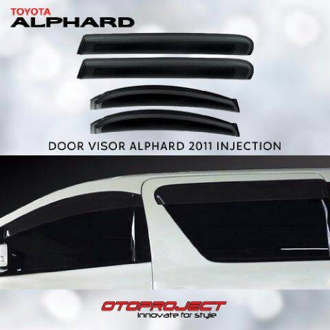 door visor - Talang Air toyota alphard 2011 injection