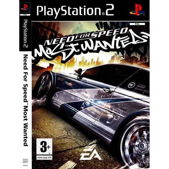 Kaset game ps2 Need for speed most wanted nfs most wanted ps2