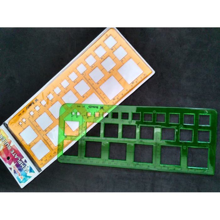 

Jual Butterfly Template Ruller BT 845 Mal Kotak Persegi Butterfly Murah