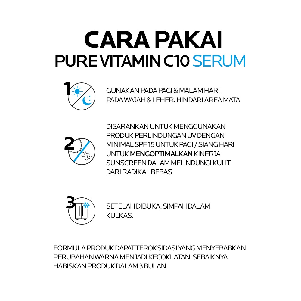 La Roche Posay Pure Vitamin C Serum 30ml - Serum Brightening Kulit Normal/Sensitif/Kerutan-4