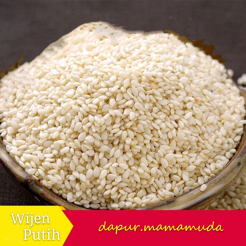 

Biji Wijen Putih Organik / White Sesame Seed Repack 50 Gram