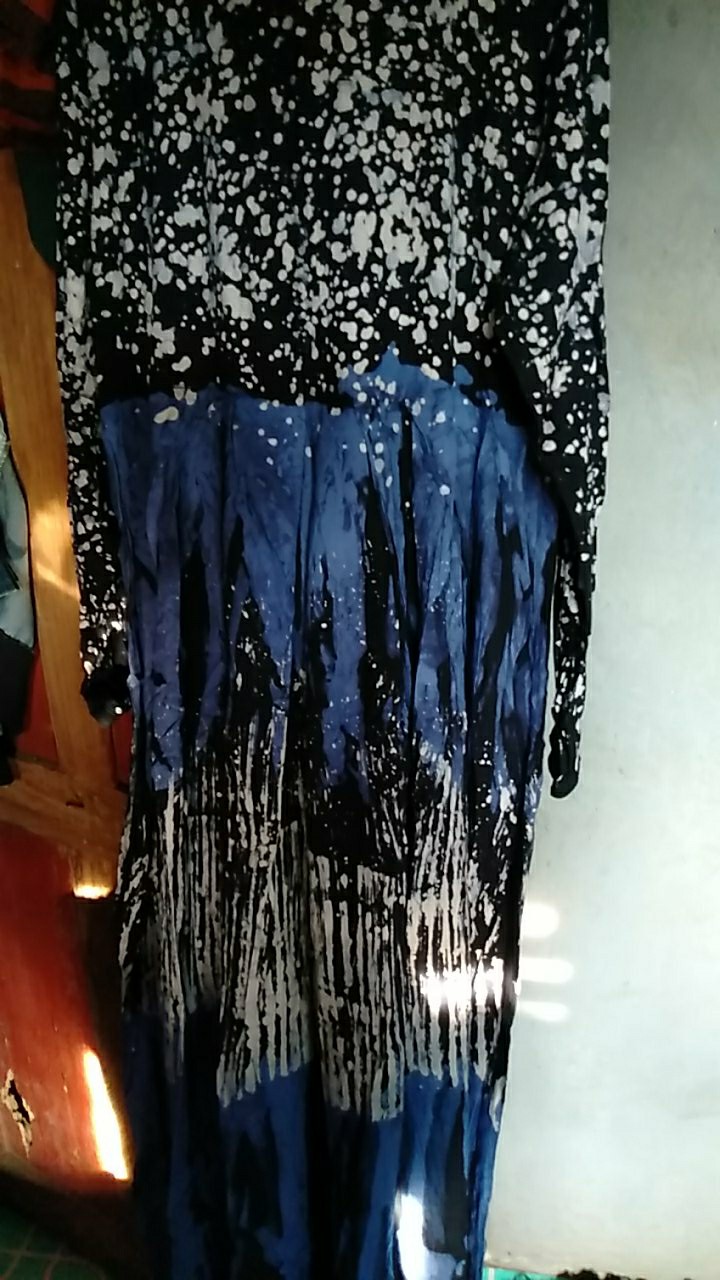 Gamis Twill Candimekar Size M (ld 100cm) / Homedress Busui / Batik Malaman Asli Pekalongan