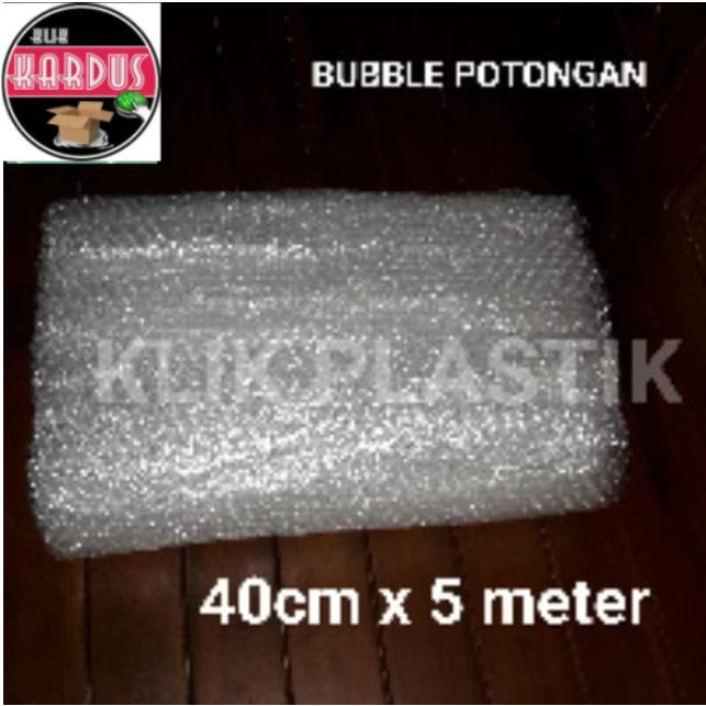 

BUBBLE WRAP 40 CMx5 METER/PLASTIK GELEMBUNG/KEMASAN