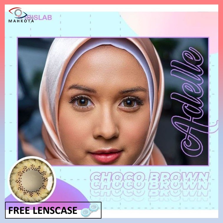 SOFTLENS LIVING COLOR ADELLE MINUS -4.50 SD -6.00 BY IRISLAB FREE LENSCASE / Softlen Soflen Soflens