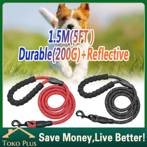 Jual Tali Tuntun Hewan Nylon - Murah Kucing Anjing besar Rantai kuat berburu Hitam