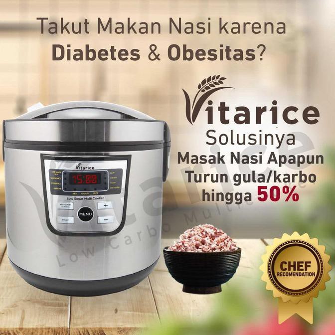NEW / VITARICE low carbo rice cooker vs smart keuken Cypruz Ecohome / BERKUALITAS